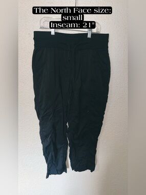 The North Face Black Jogger Pants with Drawstring
